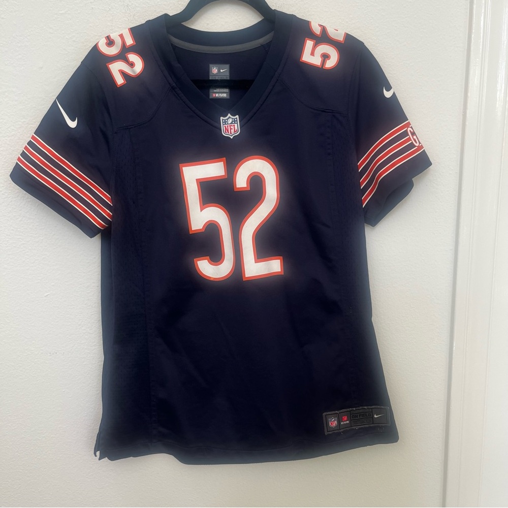 NEW Nike NFL On Field Chicago Bears
Kahill Mach #52 Jersey wmn Sz L Navy Orange
